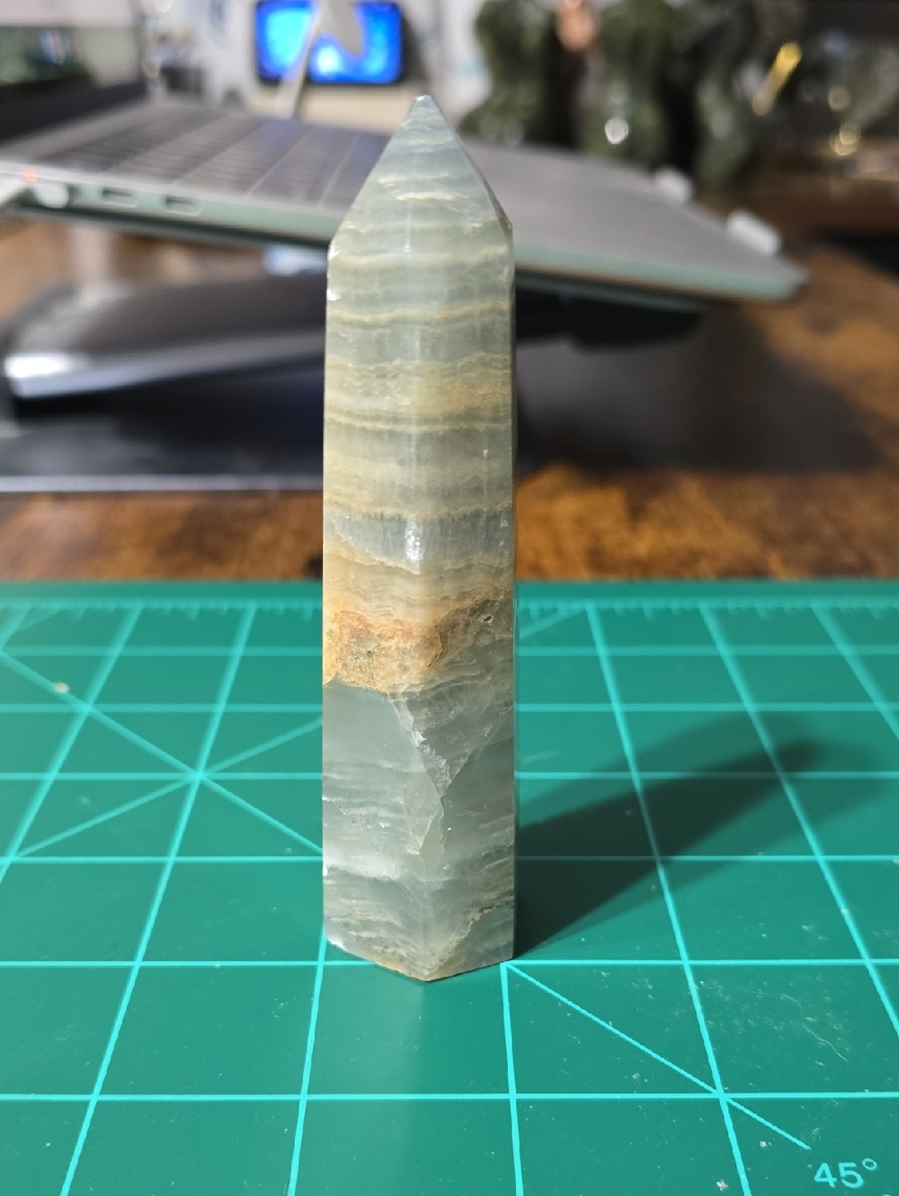 Green Banded Onyx Tower